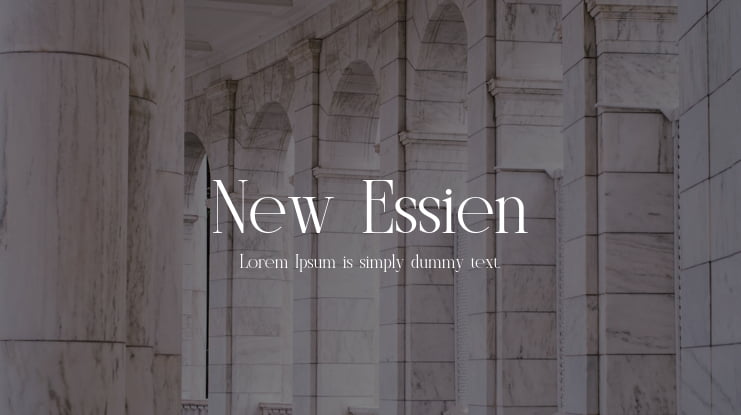 New Essien Font