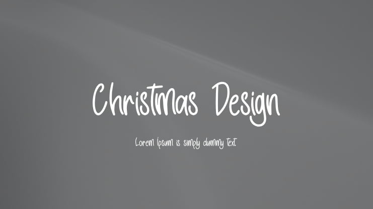 Christmas Design Font Family