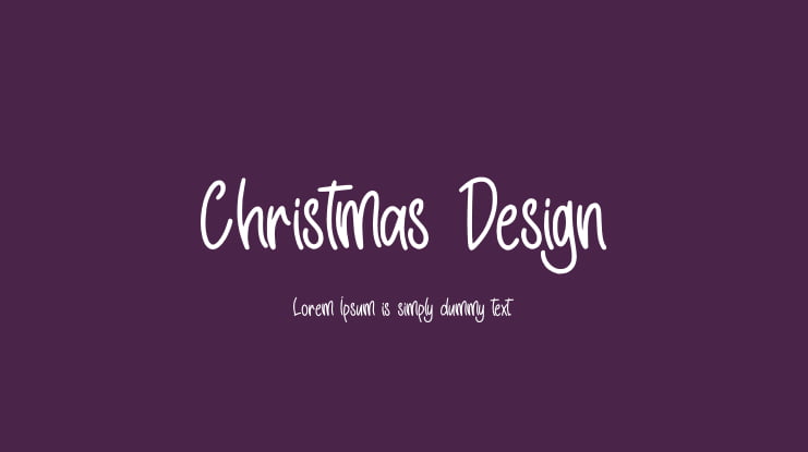 Christmas Design Font Family