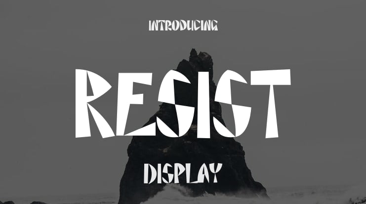 RESIST Font