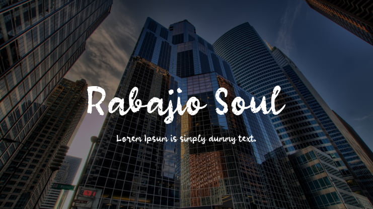 Rabajio Soul Font