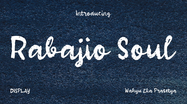 Rabajio Soul Font