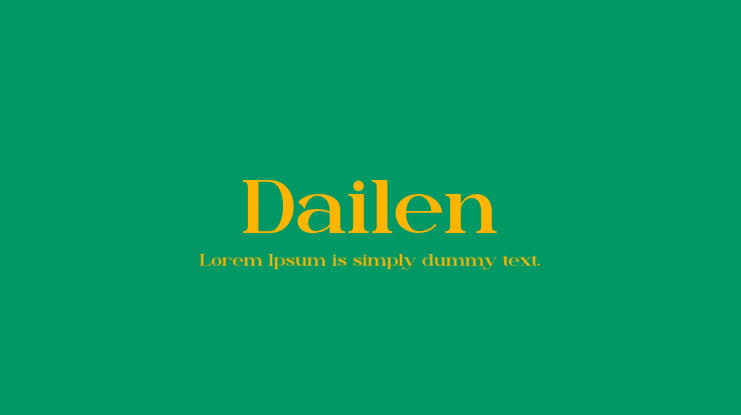 Dailen Font