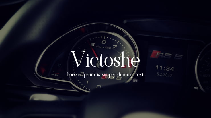 Victoshe Font