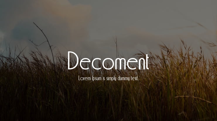 Decoment Font