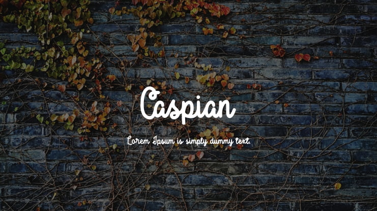 Caspian Font