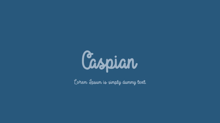 Caspian Font