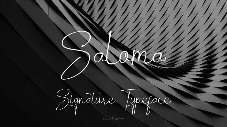 Saloma Signature Font Family