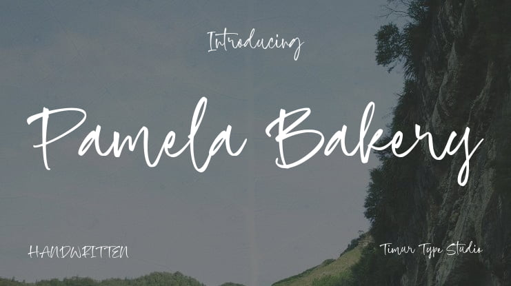 Pamela Bakery Font