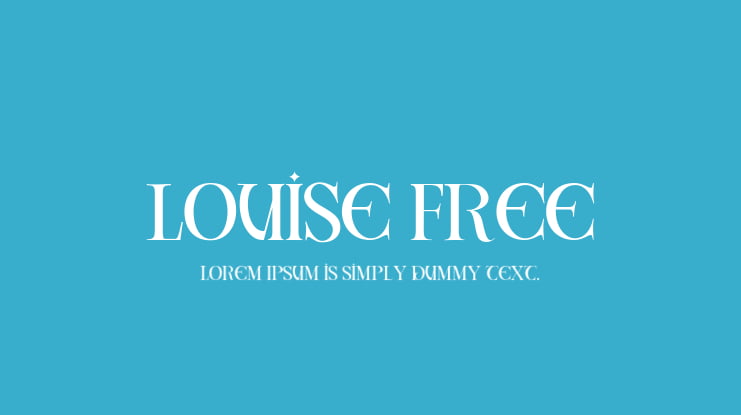 Louise Free Font