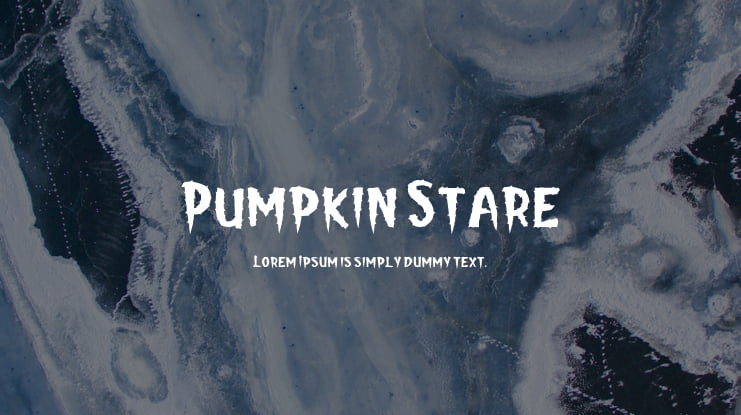 Pumpkin Stare Font Family