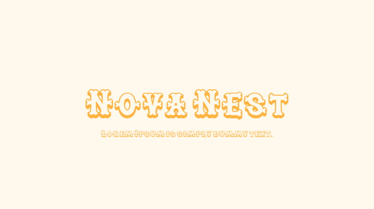 Nova Nest Font Family