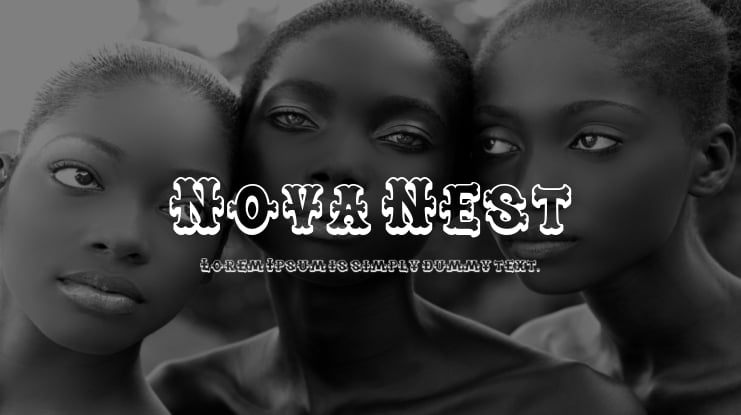 Nova Nest Font Family