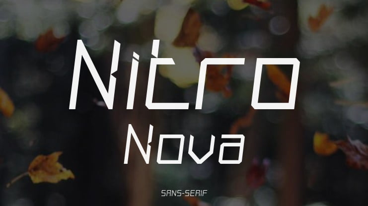 Nitro Nova Font Family