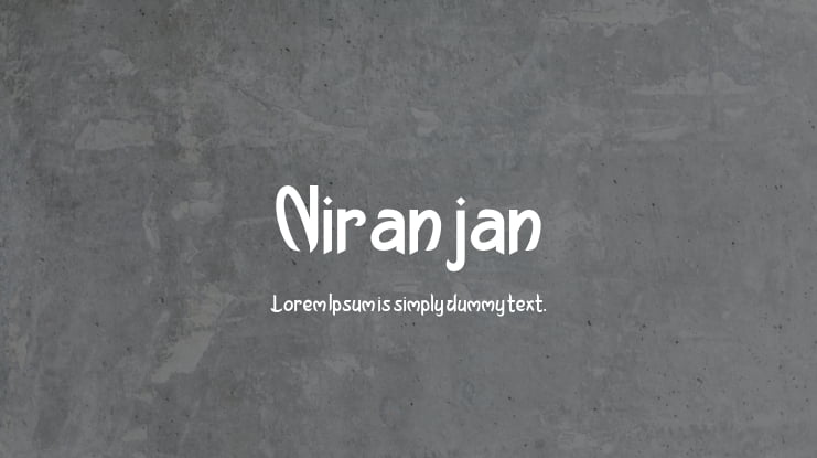 Niranjan Font Family