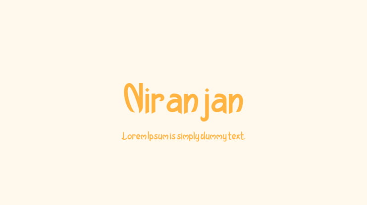 Niranjan Font Family