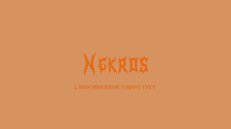 Nekros Font