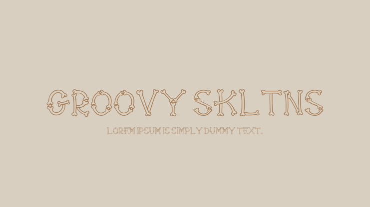 Groovy Skltns Font