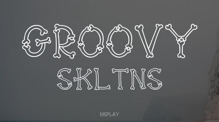 Groovy Skltns Font