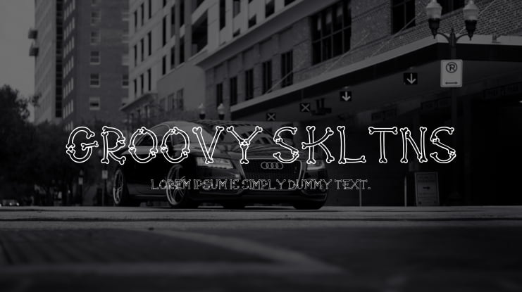 Groovy Skltns Font