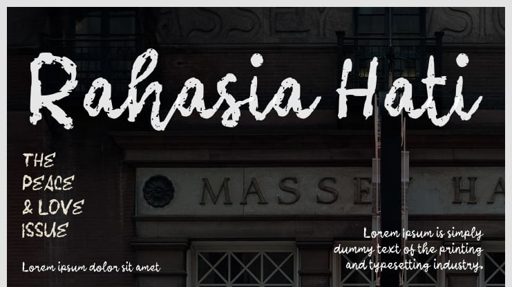 Rahasia Hati Font