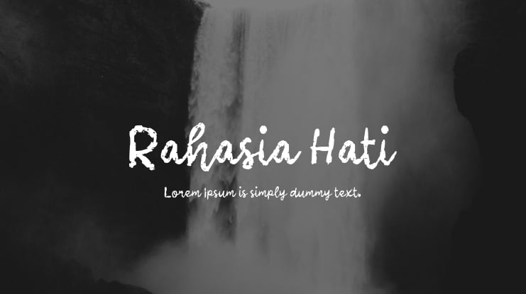 Rahasia Hati Font