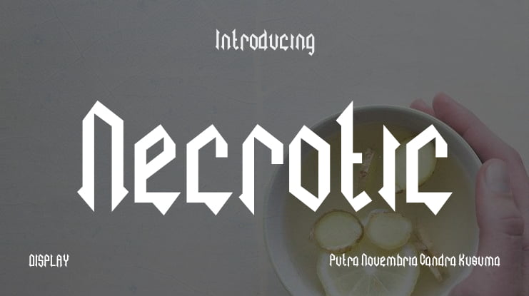 Necrotic Font Family