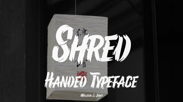 Shred Handed Font