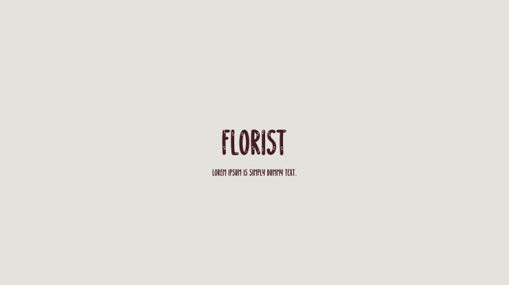 Florist Font