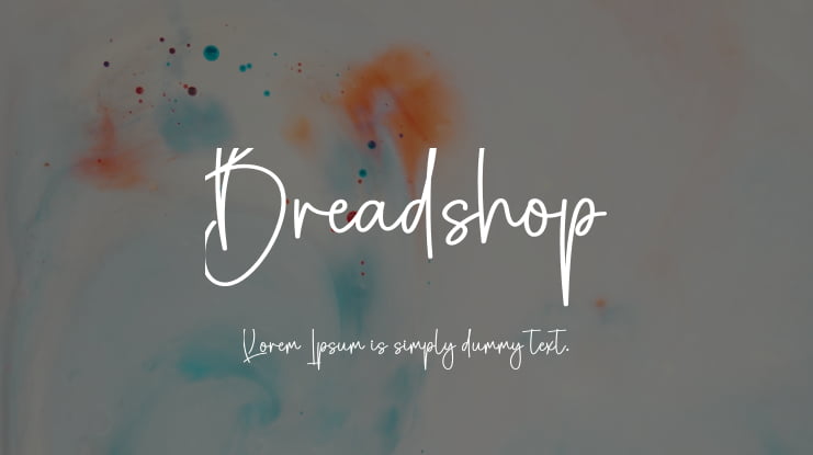 Breadshop Font