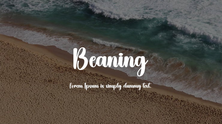 Beaning Font