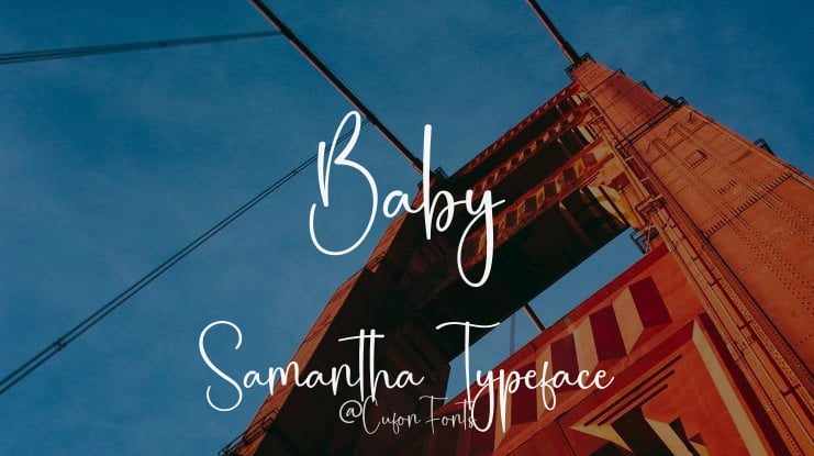 Baby Samantha Font