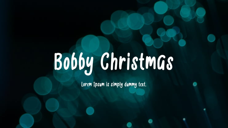 Bobby Christmas Font