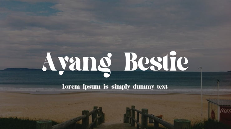 Ayang Bestie Font