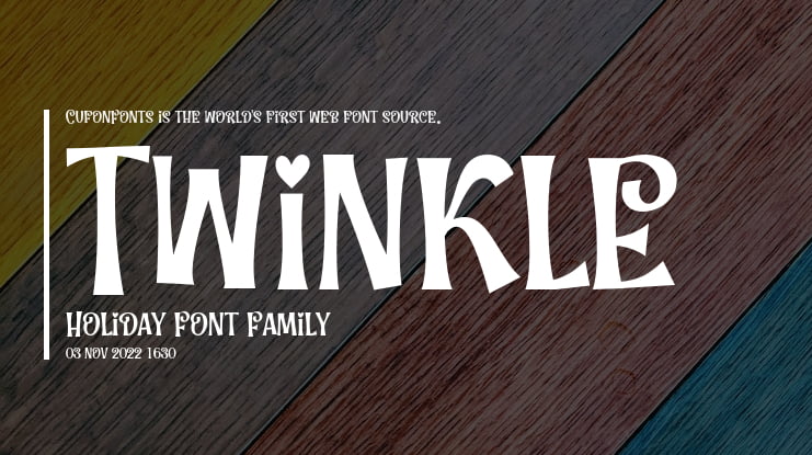 Twinkle Holiday Font