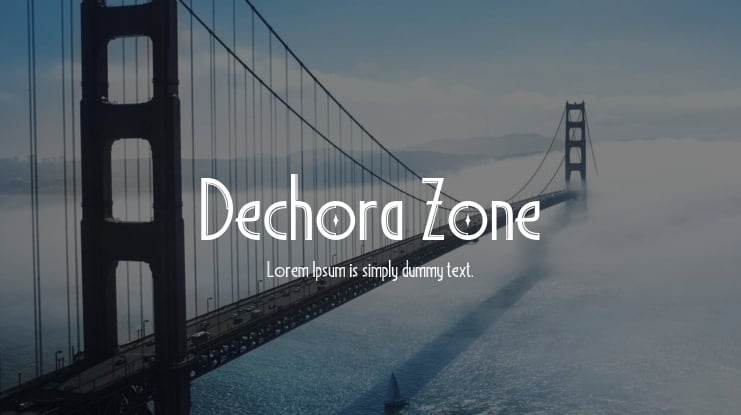 Dechora Zone Font