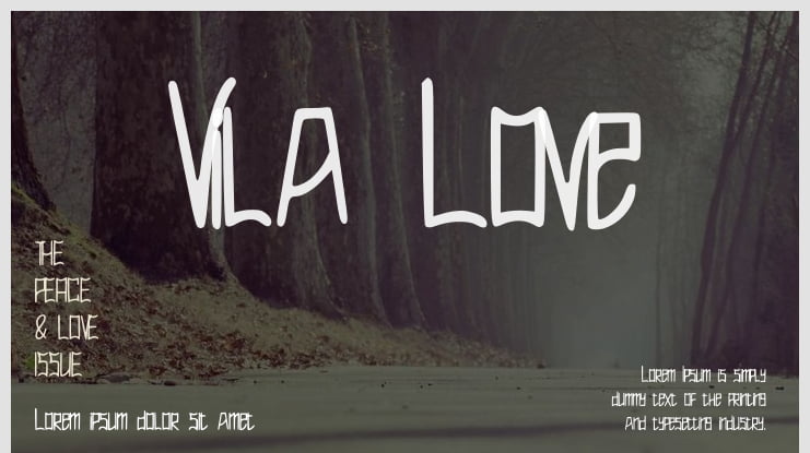 Vila Love Font