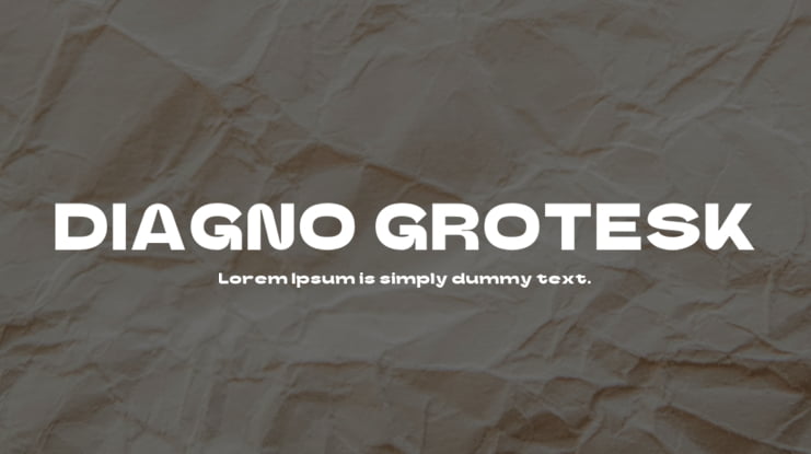 DIAGNO GROTESK Font