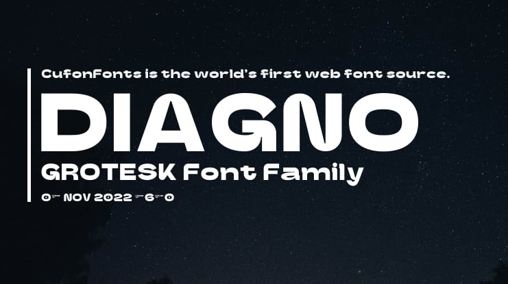 DIAGNO GROTESK Font