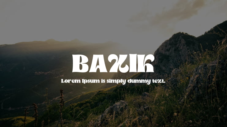 BAXIK Font