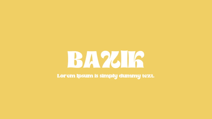 BAXIK Font