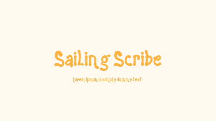 Sailing Scribe Font Family