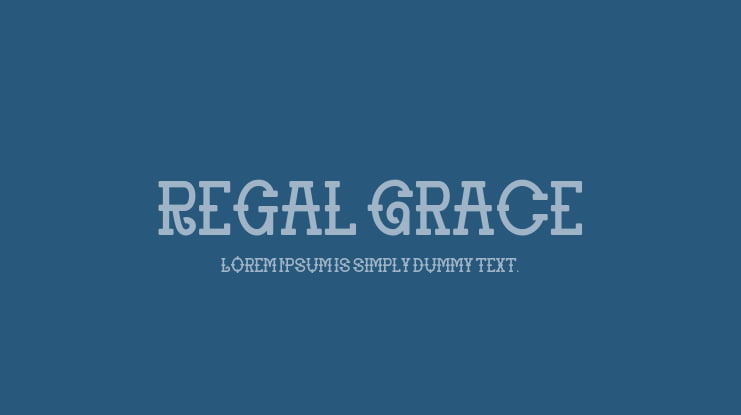 Regal Grace Font Family