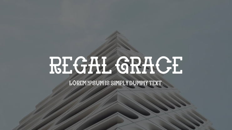 Regal Grace Font Family