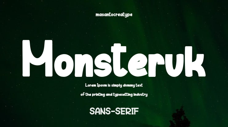 Monsteruk Font