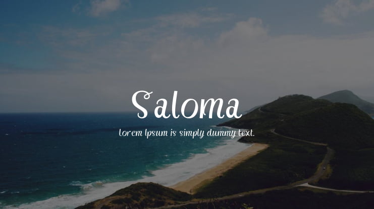 Saloma Font Family