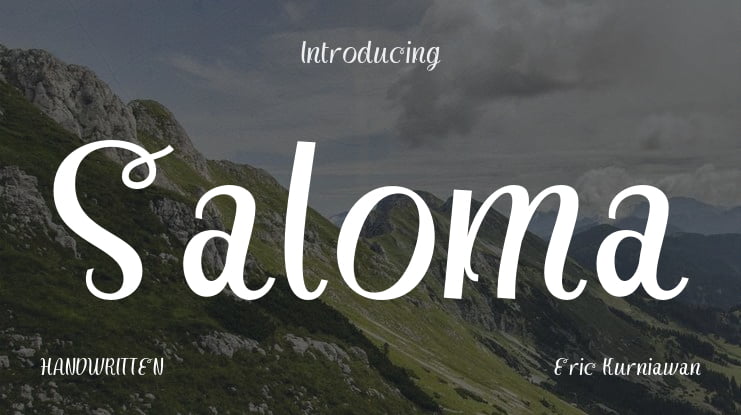 Saloma Font Family