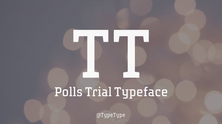 TT Polls Trial Font Family