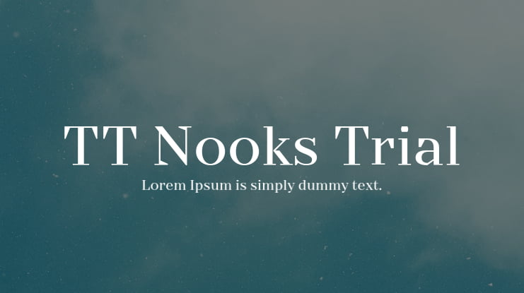 TT Nooks Trial Font Family