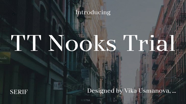 TT Nooks Trial Font Family